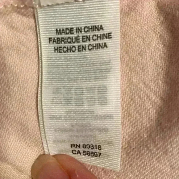 Lucky Brand Boyfriend Shirt in Pale Pink, Size Small. Long Sleeve, Button Front - Picture 10 of 16